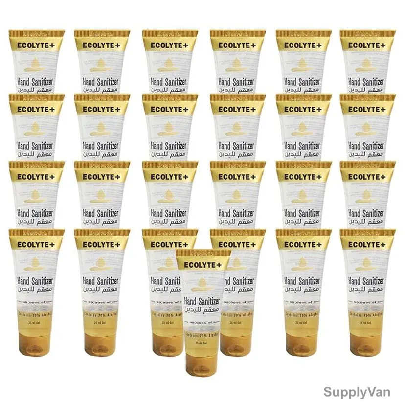 Ecolyte Plus Hand Sanitizer Gel With Moisturizer, 25ML, 25 Pcs/Box — image 1