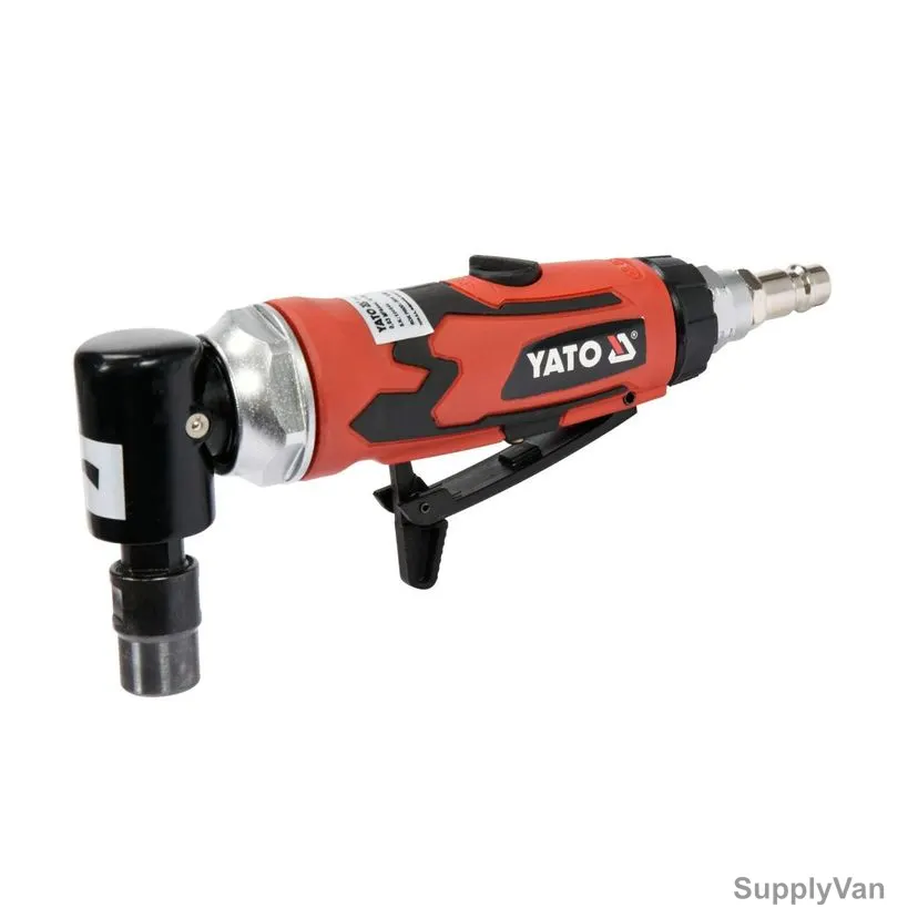 Yato Pneumatic Angle Grinder, YT-09676, 6.3 Bar, 113 Ltr/Min Air Consumption, 20000 RPM