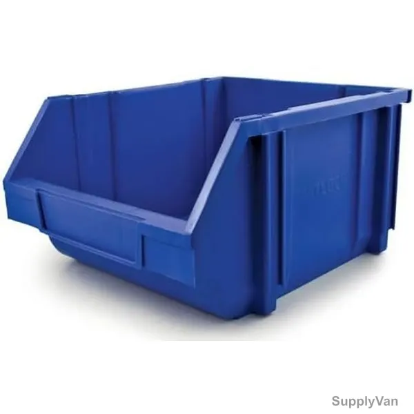 Excellent Plastic Storage Bin, EPO21, Polypropylene, L, 18.5CM Height x 28CM Width x 35CM Length, Blue