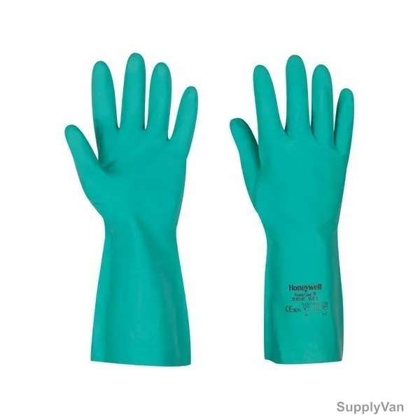 Honeywell Gloves, HDF, POWERCOAT 953-01 Nitraf, Size10, Green, PK20