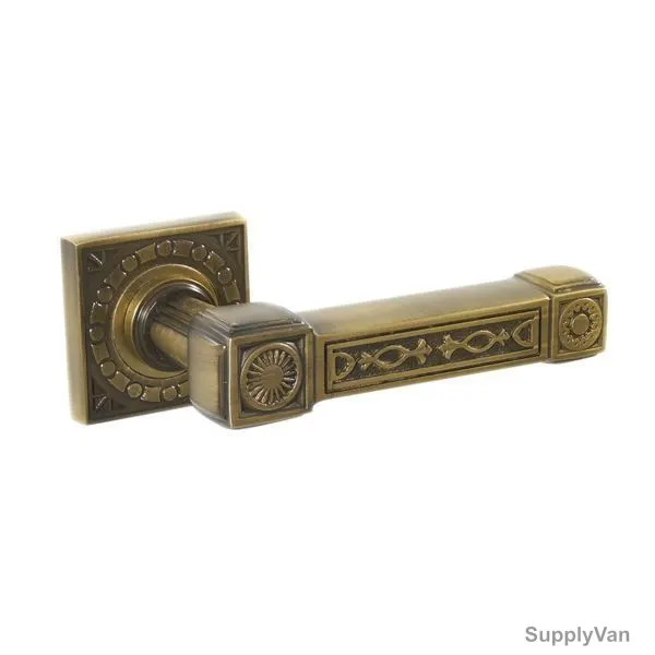 Doganlar Door Handle, Ramsey, Zinc, Bronze
