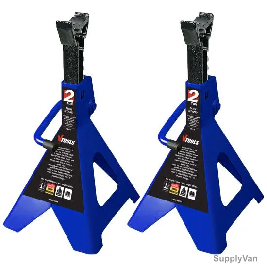 Vtools Jack Stands Set, VT2110, 2 Ton Capacity, 2 Pcs/Set