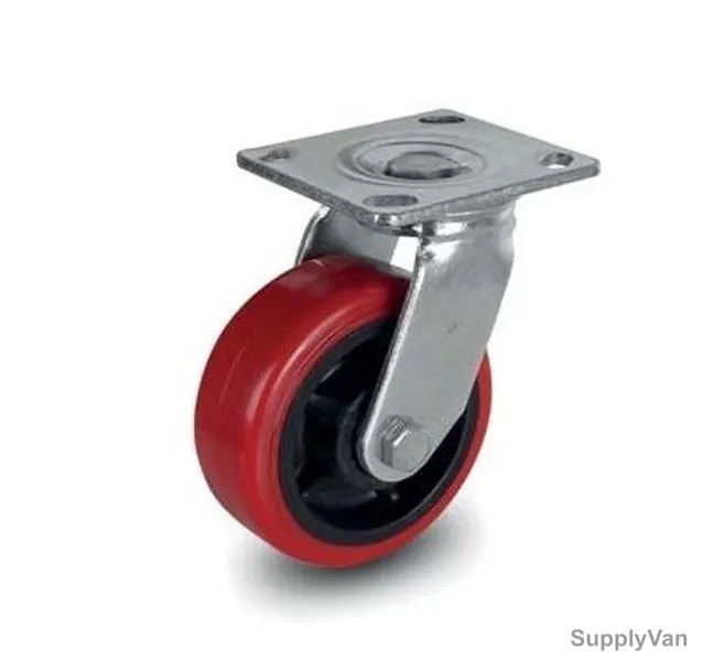 NSF Germany Swivel Plate Caster, 088200, Heavy Duty, 20CM, 250KG