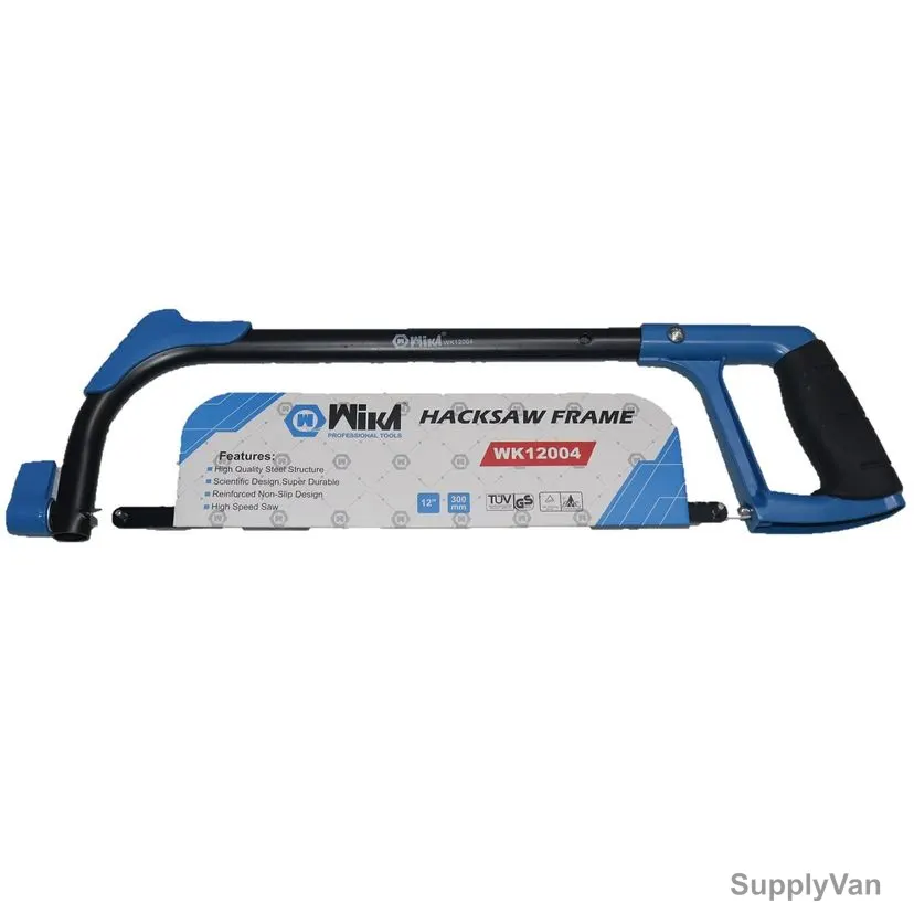 Wika Hacksaw Frame, WK12004, 12 Inch, Blue/Black