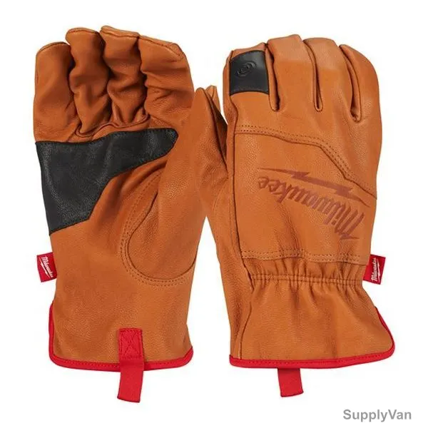 Milwaukee Leather Gloves, 4932478126, 2XL, Brown — image 1