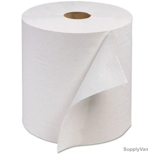 Intercare Embossed Auto Cut Tissue Roll, 1 Ply, 6 Roll/Pack