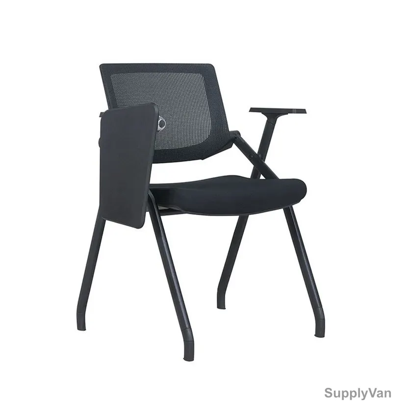 Foldable Training Office Chair, Black