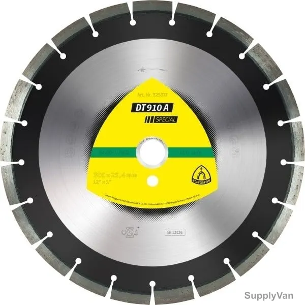 Klingspor Diamond Cutting Blade, DT910A, Special, 450MM