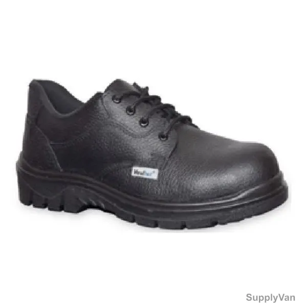 Vaultex Steel Toe Safety Shoes, TLD, Size38, Black, Low Ankle