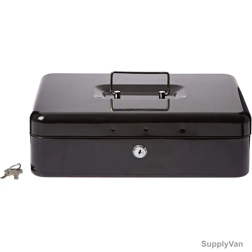 Cash Box, Metal, 80 x 120MM, Black