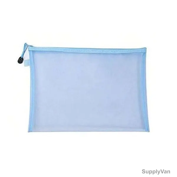 Protective Document Storage Zip Bag, Plastic, A4