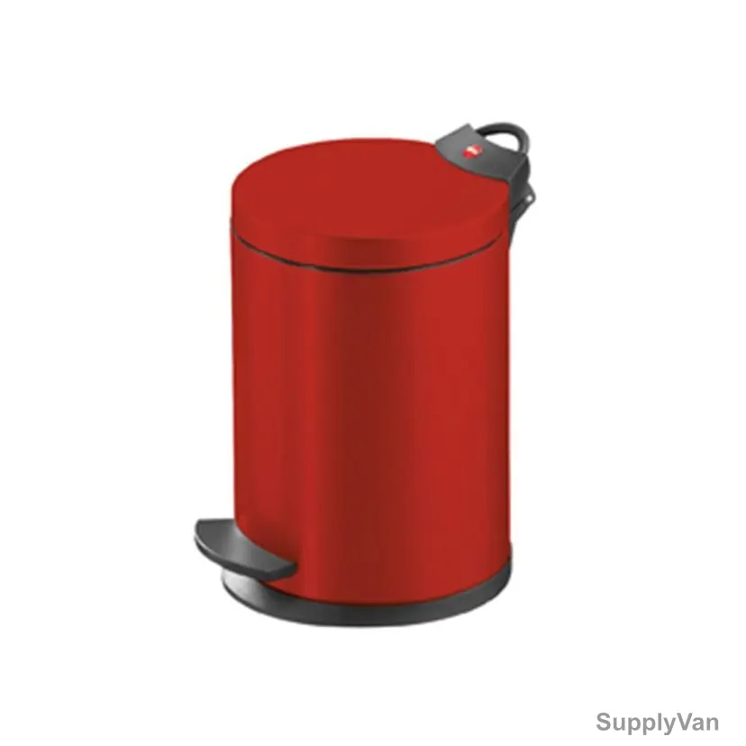 Hailo Pedal Waste Bin, HLO-0704-259, Pedal Bin T2 S, 4 Litres, Red
