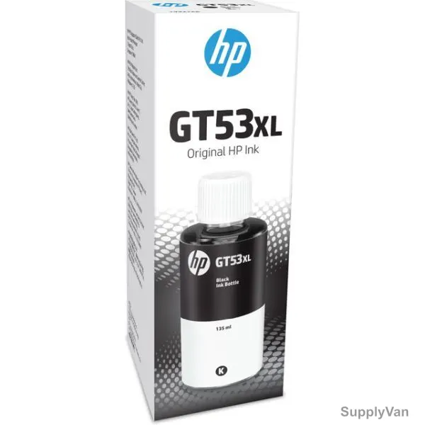 HP Original Ink Bottle, GT53XL, 6000 Pages, 135ML, Black