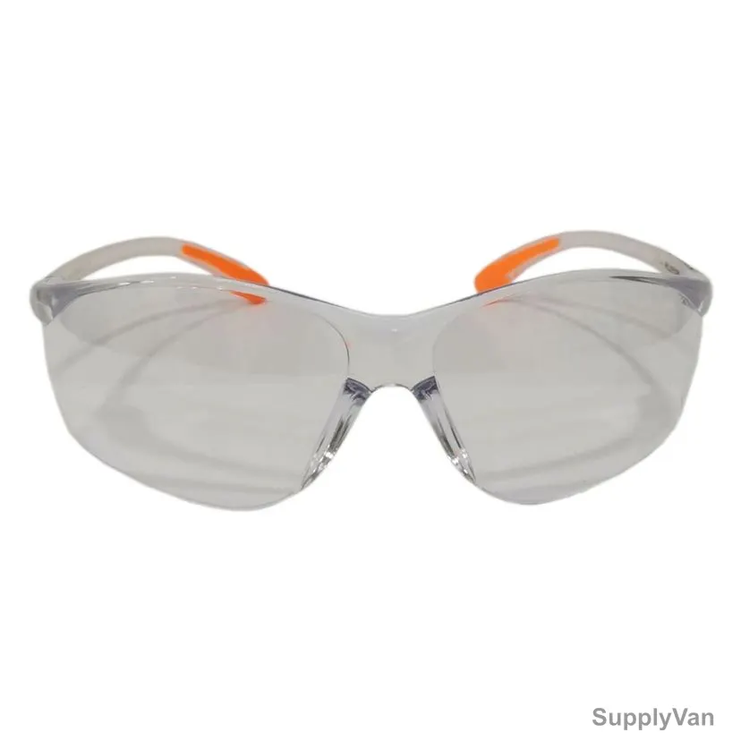 Deltaplus Working Safety Goggles, VE Meia, Polycarbonate, Clear