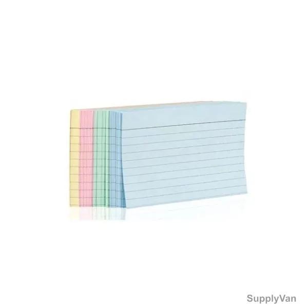 Pukka Index Card, 16199, Ruled, Multicolor, PK100