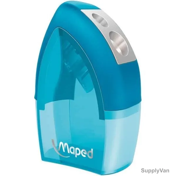 Maped Tonic Pencil Sharpener, MD-006900, 2 Hole, Light Blue
