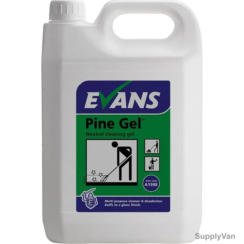 Evans Neutral Floor Cleaning Gel, Pine, 5 Ltrs, 2 Pcs/Pack