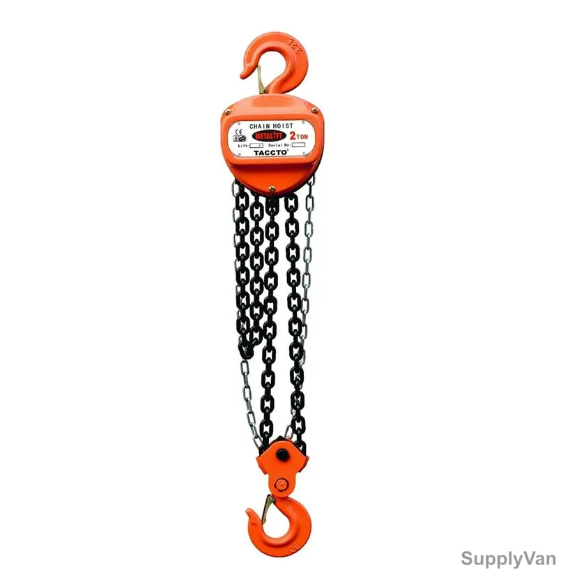 Metalift Manual Chain Block, Metal, 3 Mtrs Chain Length, 1 Ton Weight Capacity