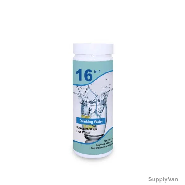 Vansful 16 In 1 Drinking Water Test Strip, CS2024625, 100 Strips/Pack — image 1
