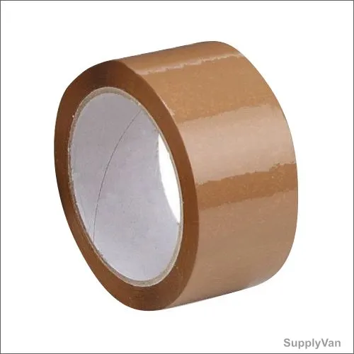 Solvent Based BOPP Tape, 55 Micron, 48MM x 1000 Yards, Brown, 3 Rolls/Pack