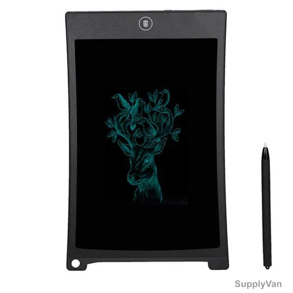 LCD Writing Pad, ABS, 90mAh, 10 Inch, Black
