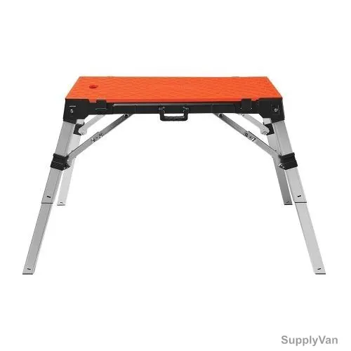 Craft Pro Omni Table 4 In 1 Portable Work Bench, 225Kg, Brown and Silver — image 1