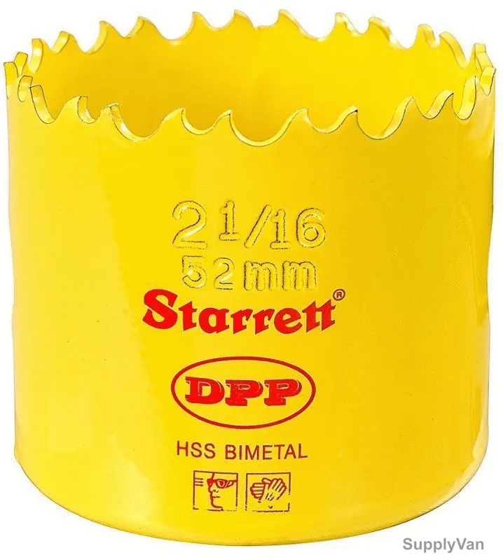Starrett Dual Pitch Professional Hole Saw, DH0216, 52mm