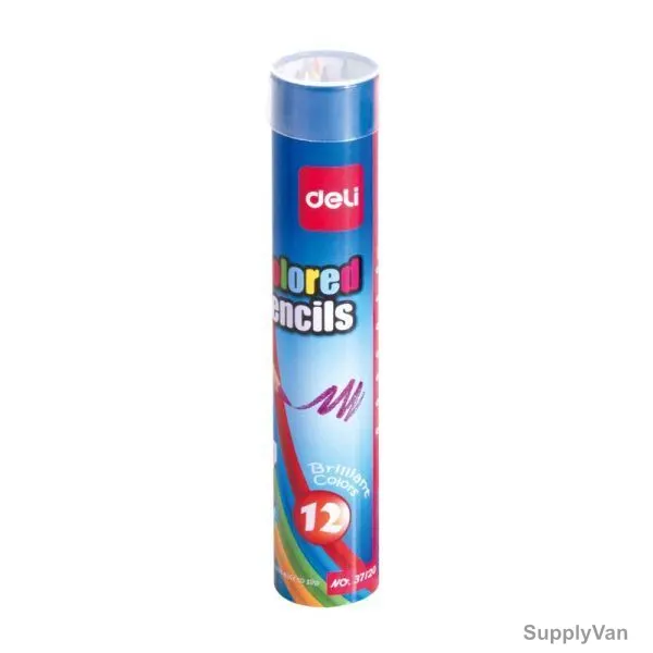 Deli Color Pencil, E37120, Multicolor, 12PCS