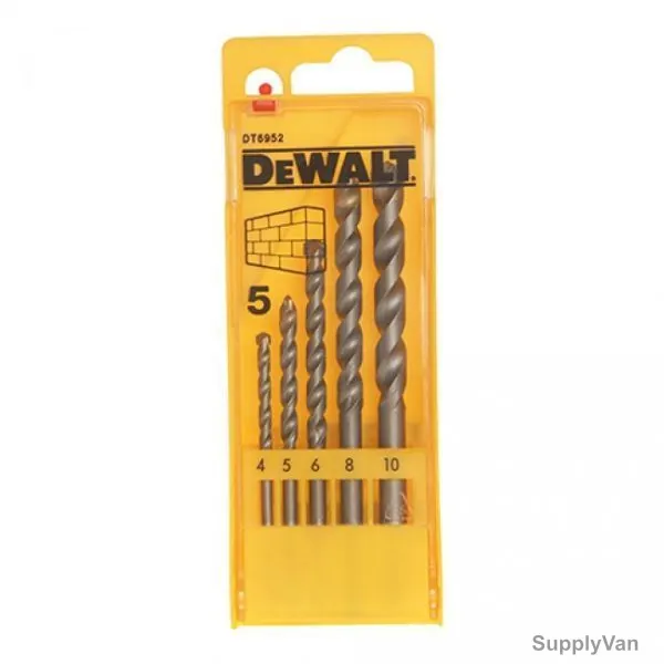 Dewalt Masonry Drill Bit Set, DT6952-QZ, 5PCS