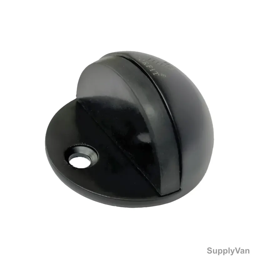 Dorfit Half Round Door Stopper, DTDS001-MB, Stainless Steel, Matt Black Finish — image 1