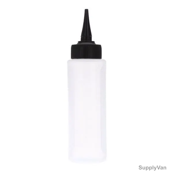 Squeeze Bottle, Plastic, 150ML, Clear and Black — image 1