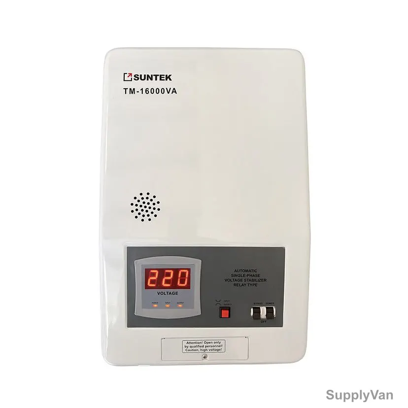 Suntek Automatic Relay Voltage Stabilizer, TM-16000VA, 75A, 120-285V, 16000VA
