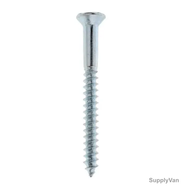 All Screw Fasteners Wood Screw, Countersunk Head, Phillips Drive, M4.8 x 100MM, 250 Pcs/Pack