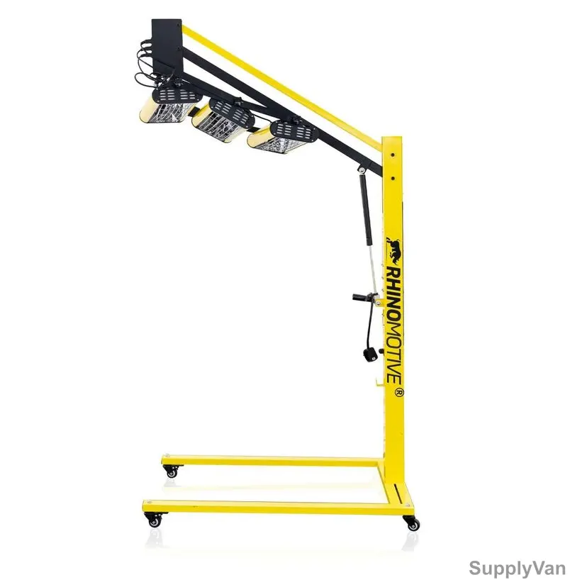 Rhinomotive Infratech Triple Paint Curing Lamp, R1107, 3150W, Yellow — image 1