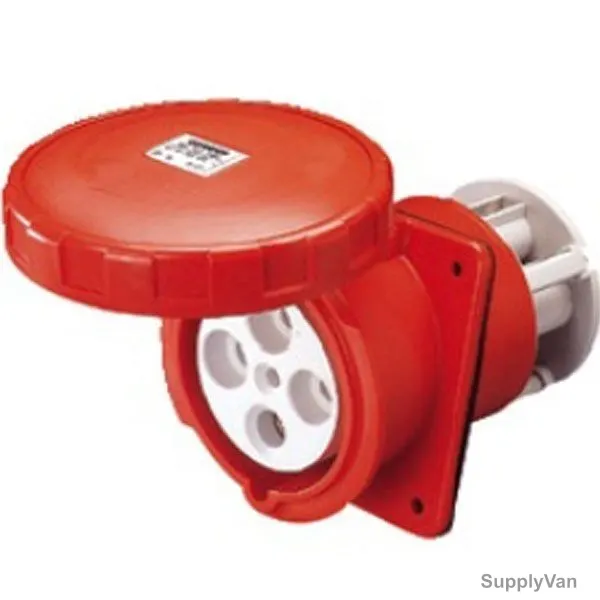 Gewiss 10 Deg Flush Mounting Socket Outlet, GW62210, IP44, 16A, 3P+N+E