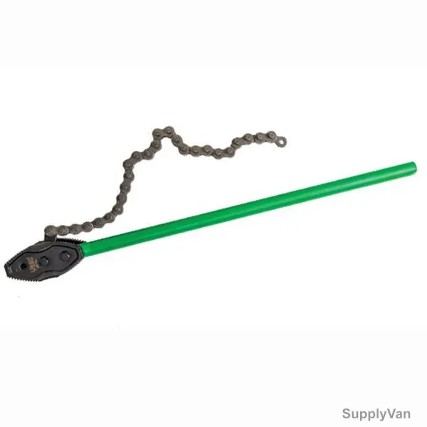Uken Heavy Duty Pipe Wrench With Chain, U6737, 8 Inch