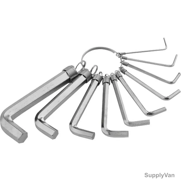 Sparta Allen Key Set, 112685, CrV Steel, 1.5-10MM, 10 Pcs/Set