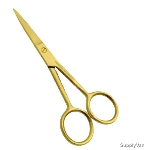 3W Dissecting Scissor, 3W03-351, 4-1/2 Inch, Brown