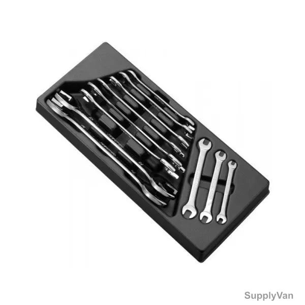 Expert Open End Wrench Set, E111220, 11PCS