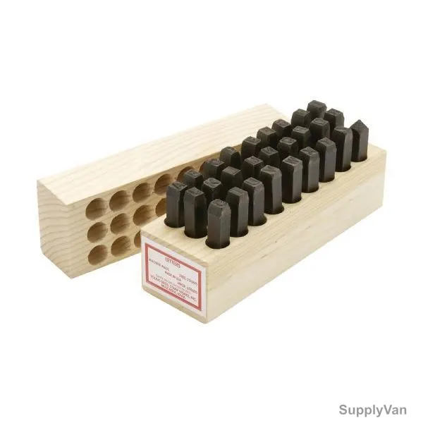 Young Bros Stamp Letter Set, 01271, 1/16 Inch, 27PCS