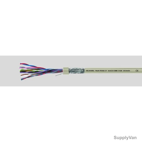Helukabel Flexing Cable, PAAR-TRONIC, 16 AWG, 350V, 1 x 2 x 1.5 sq. mm, 7.2MM x 5 Mtrs