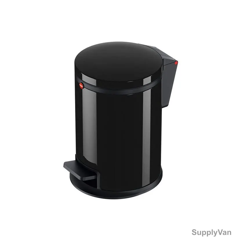 Hailo Pedal Waste Bin, HLO-0504-060, Pure S, 3 Litres, Black
