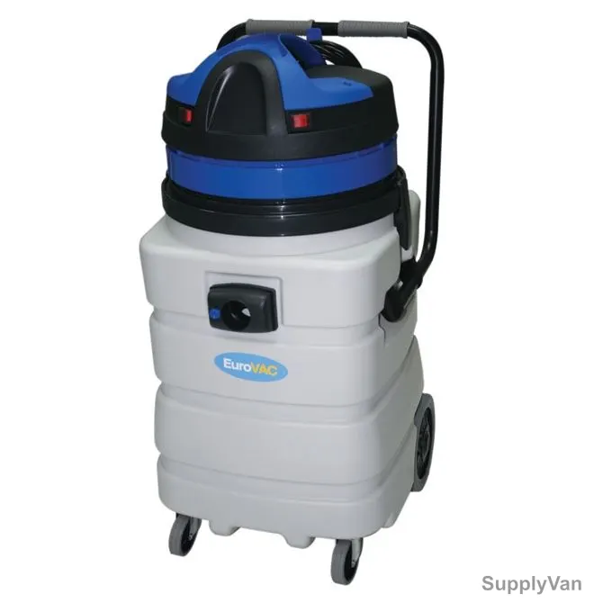 Eurovac Wet/Dry Vacuum Cleaner With 6 Mtrs Hose and Coupling, 903, 3300W, 90 Ltrs