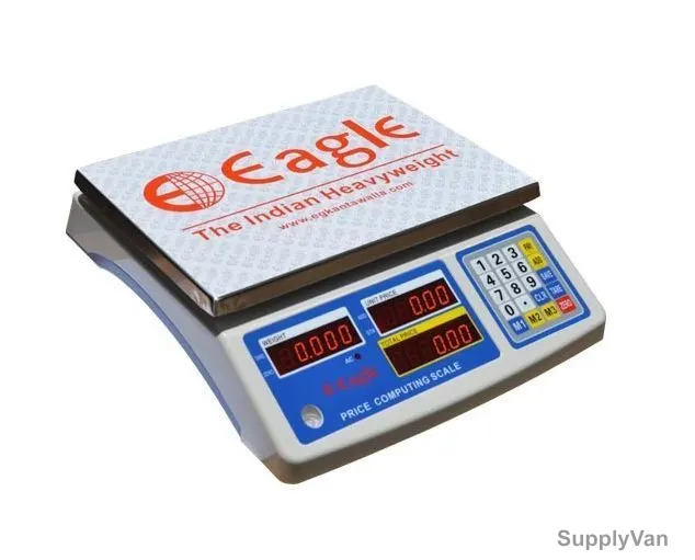 Eagle Price Computing Weighing Scale, EPC113-Rear, 15 Kg