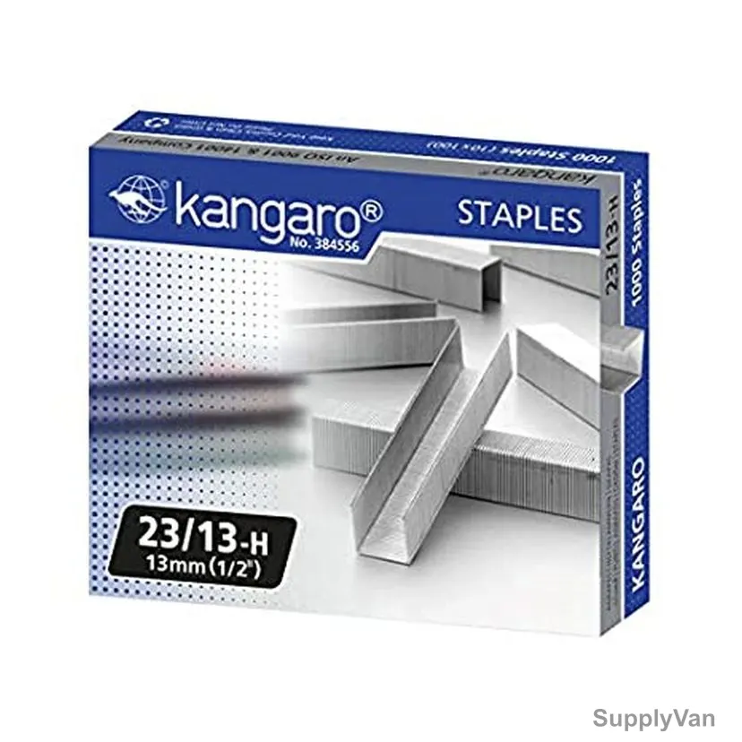 Kangaro Staple Pin, 23-13-H, 13MM, 1000 Pcs/Box