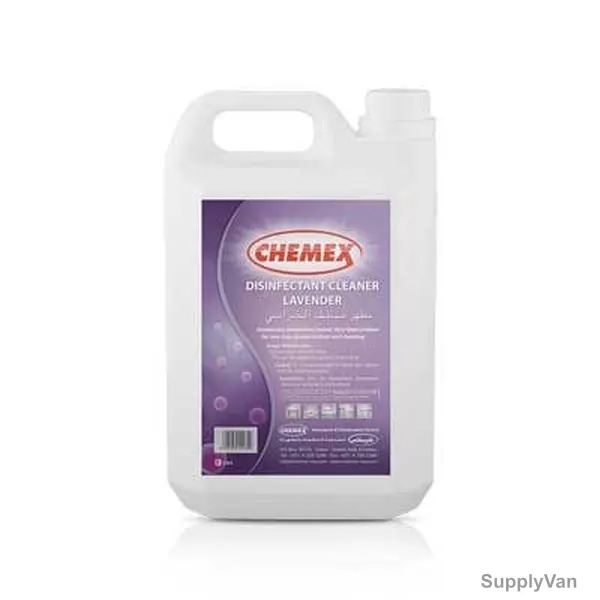 Chemex Lavender Pine Disinfectant Cleaner, 5 Litre, 4 Pcs/Pack