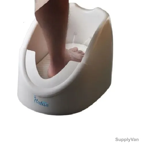 Italisa Foot Washer, Push Pedal, White