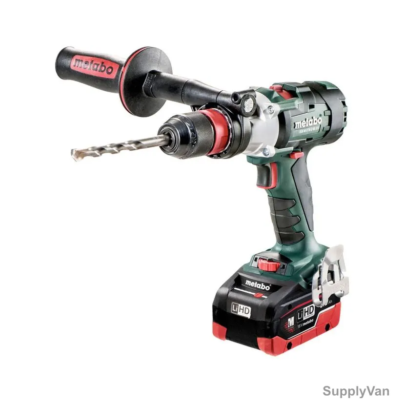 Metabo Cordless Hammer Drill With Metabox Case, SB-18-LTX-3-BL-Q-I, 220-240V, 18V