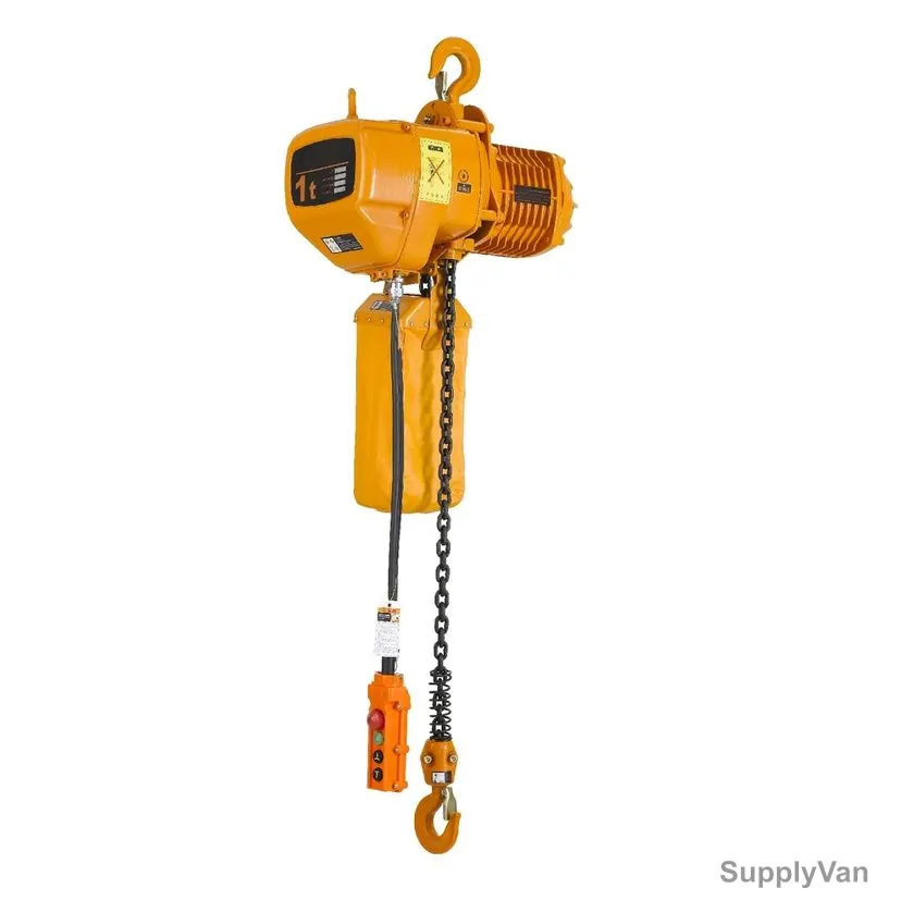 Metalift Electric Chain Hoist, Metal, 1.5 kW, 6 Mtrs Lifting Height, 1 Ton Weight Capacity