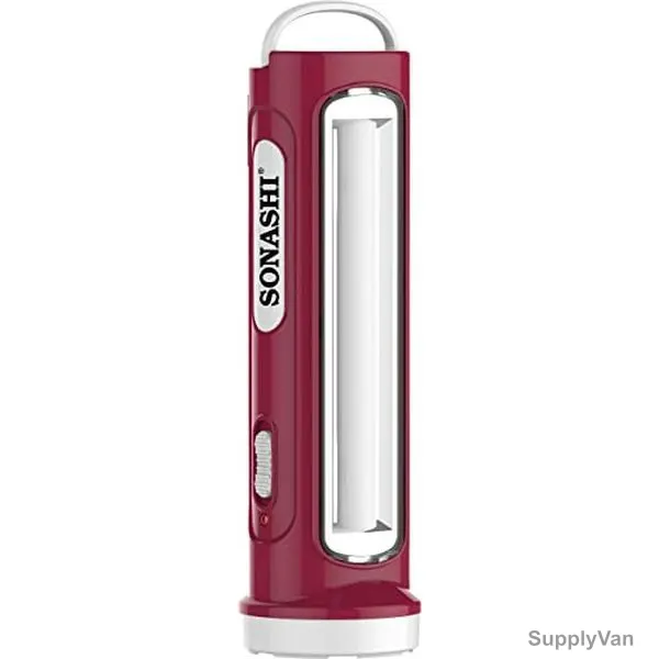 Sonashi 2 In 1 Rechargeable LED Torch With Lamp, SPLT-108, 4V, 1600mAh, Maroon